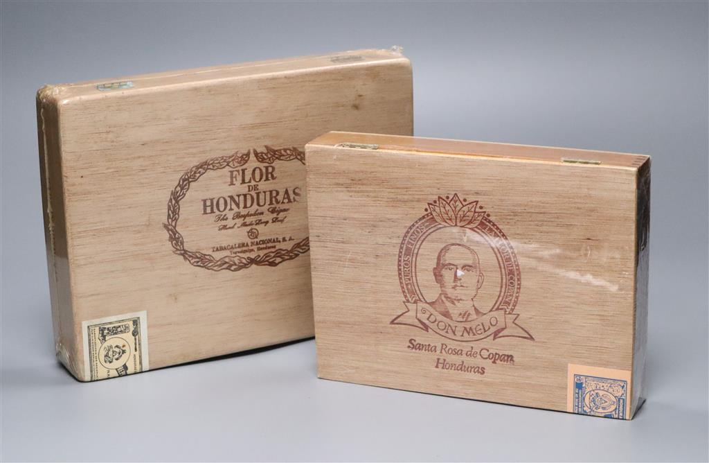 2 x boxes of cigars.